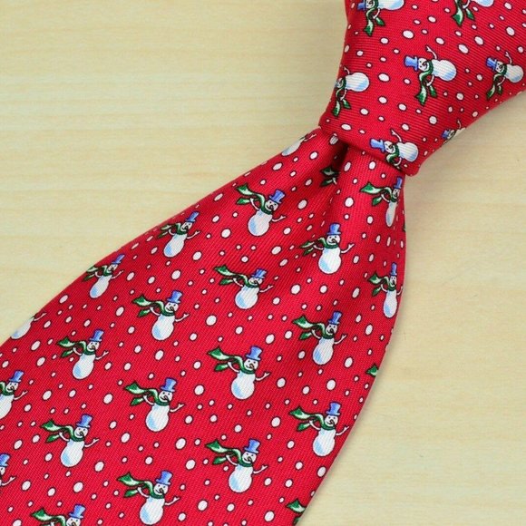 Vineyard Vines Other - Vineyard Vines Red Frosty The Snowman Snowball tie